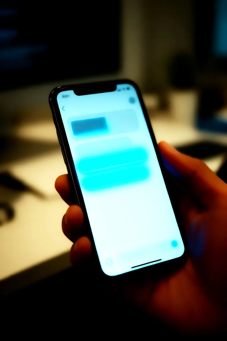 Generative engine optimization: celular exibindo conversa com assistente de IA e marcas citadas na resposta