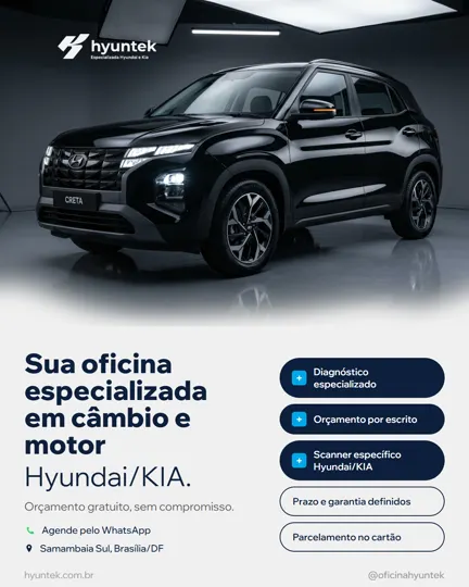 Anúncio e post criados pela Hipercode para a Hyuntek