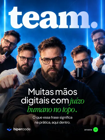 Tela de carrossel publicado no Instagram da Hipercode