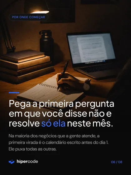 Tela de carrossel publicado no Instagram da Hipercode