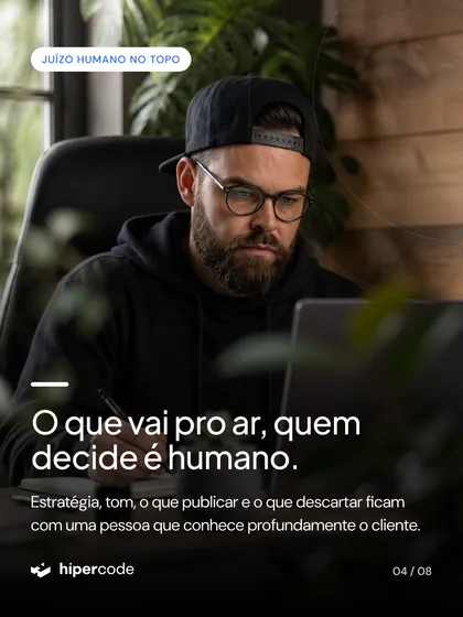 Tela de carrossel publicado no Instagram da Hipercode